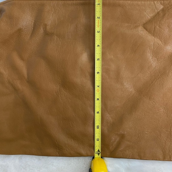 American Apparel Slouched Leather Clutch - Picture 8 of 9